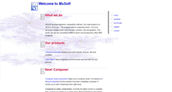 Desktop Screenshot of musoft.com